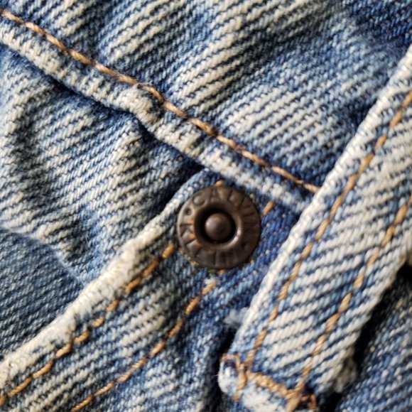 **SOLD**Vintage 1970s Calvin Klein USA Made High-Rise Jeans 24 X 33 Juniors - Picture 4 of 11